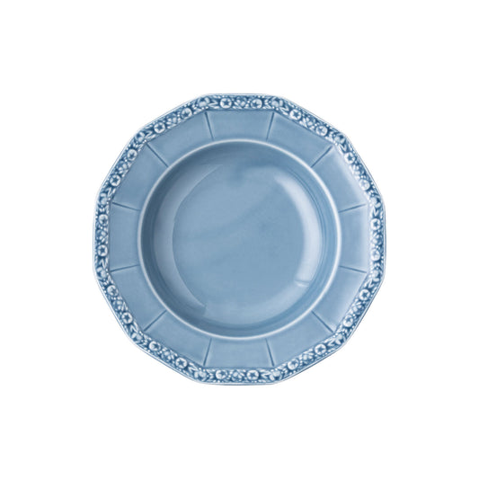 Rosenthal Dream Blue Rosenthal Maria Dream Blue Plate 23 cm deep front view