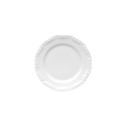 Rosenthal White Rosenthal Maria White Plate 17 cm front view