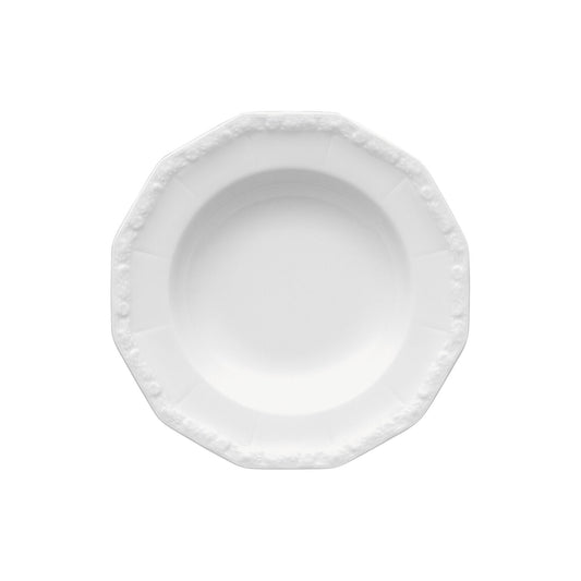 Rosenthal White Rosenthal Maria White Plate 23 cm deep front view