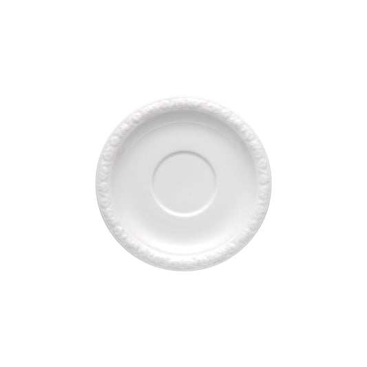 Rosenthal White Rosenthal Maria White Creamsoup Saucer front view