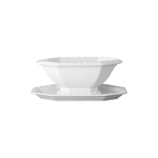 Rosenthal White Rosenthal Maria White Sauce-Boat front view