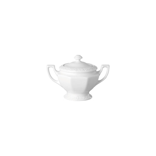 Rosenthal White Rosenthal Maria White Sugar Bowl 3 front view