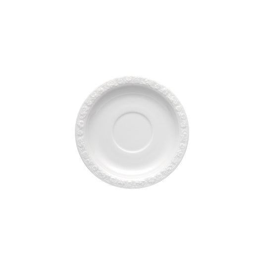 Rosenthal White Rosenthal Maria White Saucer 4 low front view