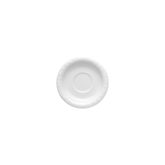 Rosenthal White Rosenthal Maria White Saucer 2 tall front view