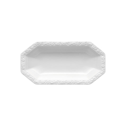 Rosenthal White Rosenthal Maria White Pickle Dish front view