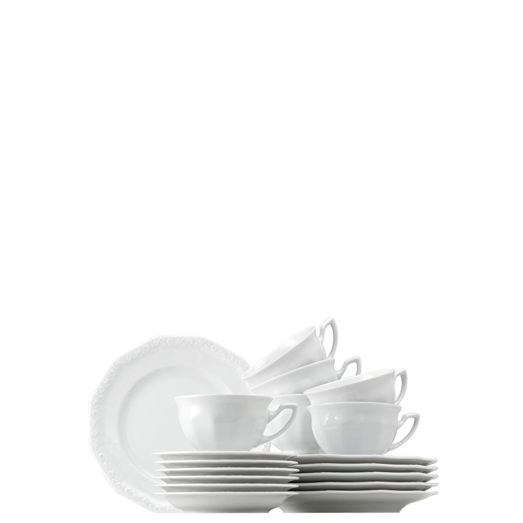 Rosenthal White Rosenthal Maria White Coffee set 18 pcs. front view