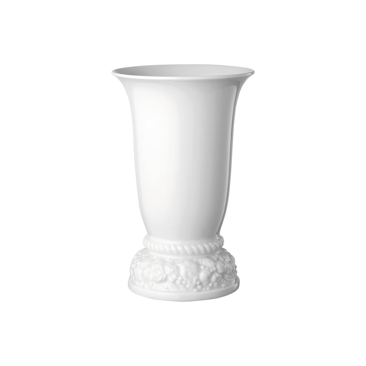 Rosenthal White Rosenthal Maria White Vase 22 cm front view