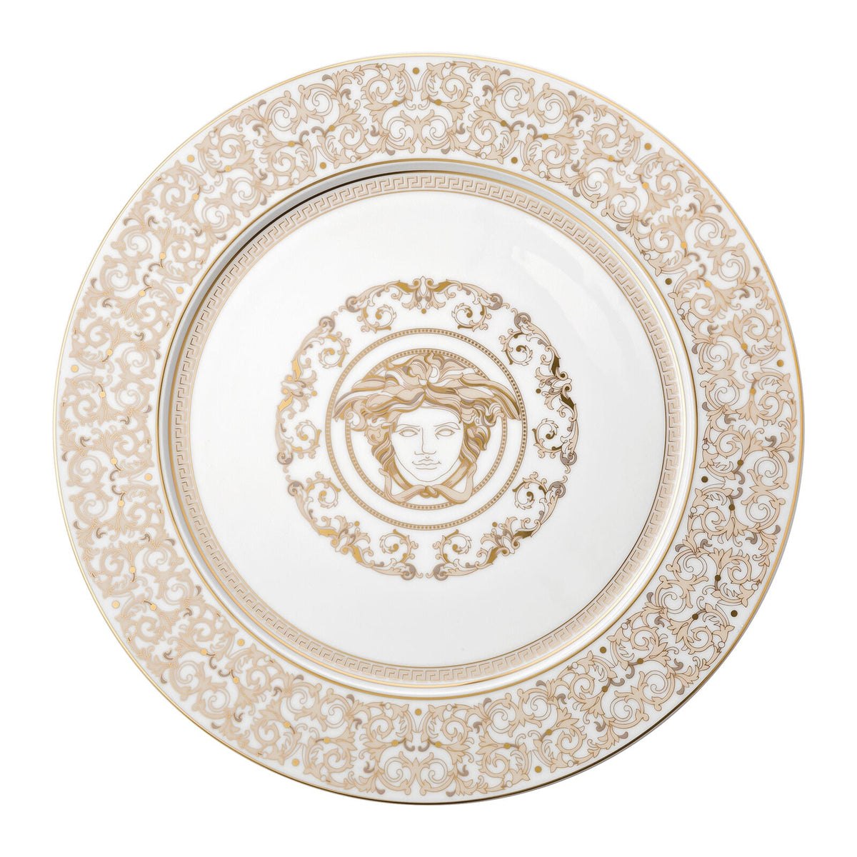 Versace Medusa Gala Service Plate 33 cm front view