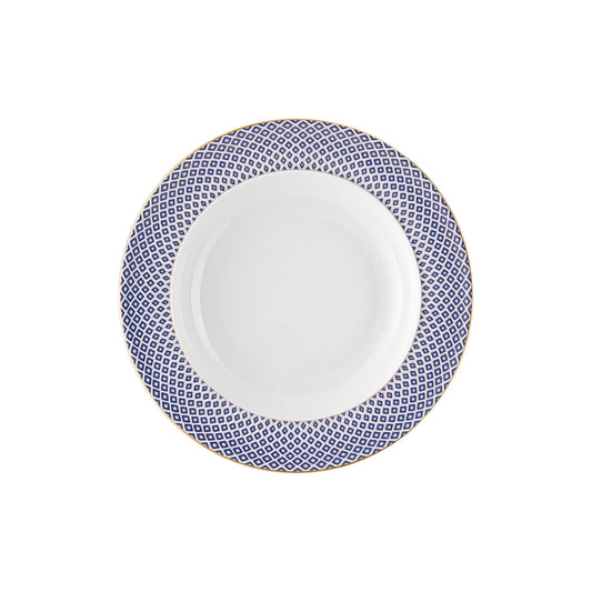 Rosenthal Carreau Bleu Rosenthal Francis Carreau Bleu Plate 22 cm deep front view