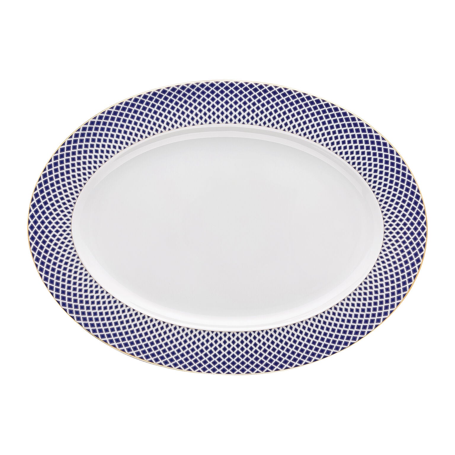 Rosenthal Carreau Bleu Rosenthal Francis Carreau Bleu Platter 40 cm front view