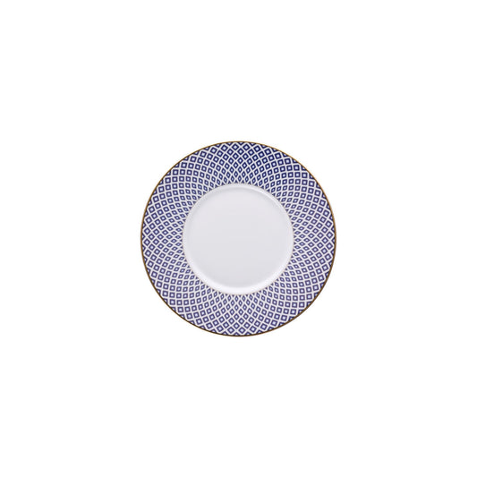 Rosenthal Carreau Bleu Rosenthal Francis Carreau Bleu Saucer 4 low front view