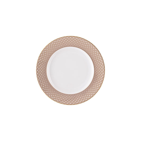 Rosenthal Carreau Beige Rosenthal Francis Carreau Beige Plate 18 cm front view