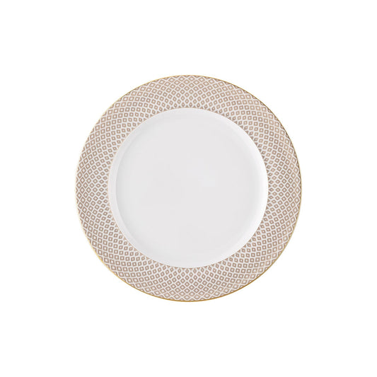 Rosenthal Carreau Beige Rosenthal Francis Carreau Beige Plate 22 cm front view
