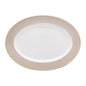 Rosenthal Carreau Beige Rosenthal Francis Carreau Beige Platter 40 cm front view