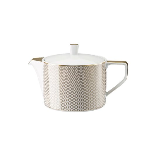 Rosenthal Carreau Beige Rosenthal Francis Carreau Beige Tea Pot 3 front view