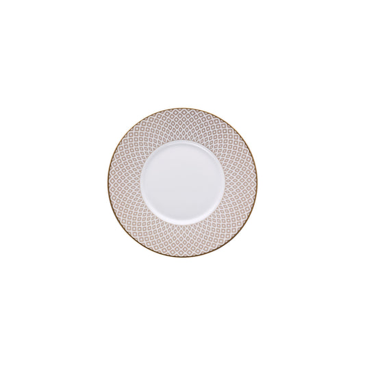 Rosenthal Carreau Beige Rosenthal Francis Carreau Beige Saucer 4 low front view