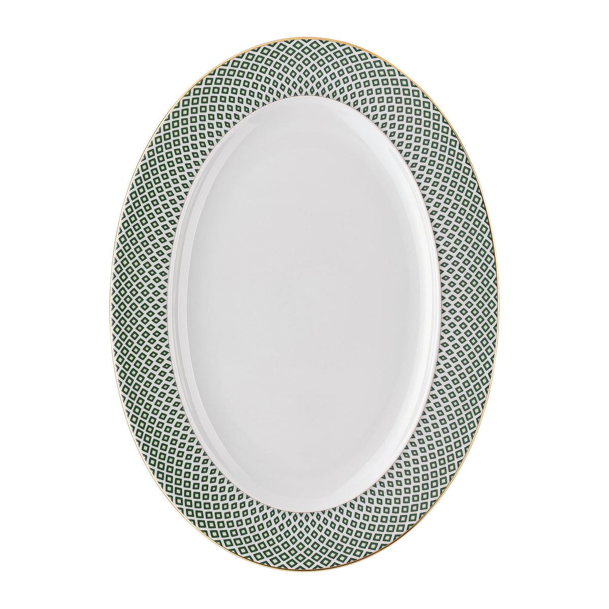 Rosenthal Carreau Vert Rosenthal Francis Carreau Vert Platter 34 cm front view