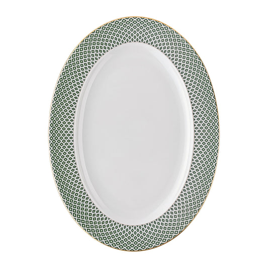Rosenthal Carreau Vert Rosenthal Francis Carreau Vert Platter 34 cm front view