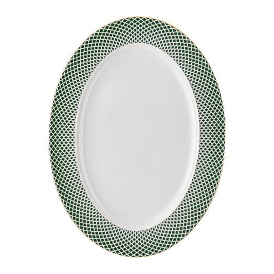 Rosenthal Carreau Vert Rosenthal Francis Carreau Vert Platter 40 cm front view