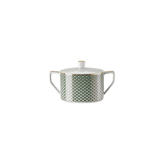 Rosenthal Carreau Vert Rosenthal Francis Carreau Vert Sugar Bowl 3 front view