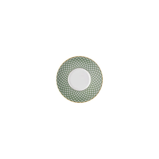 Rosenthal Carreau Vert Rosenthal Francis Carreau Vert Saucer 2 tall front view