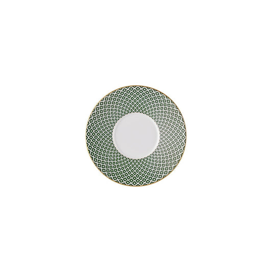 Rosenthal Carreau Vert Rosenthal Francis Carreau Vert Saucer 4 tall front view