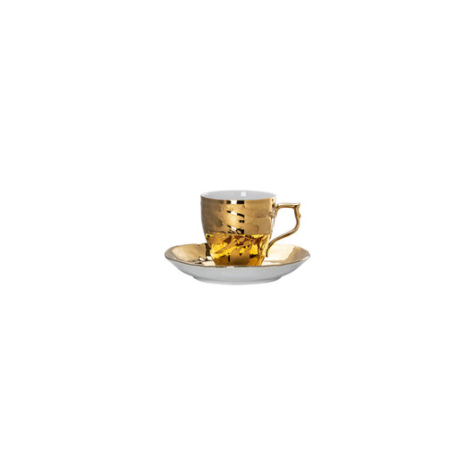Rosenthal Midas Rosenthal Rosenthal Heritage Midas Cup/Saucer 2 tall front view