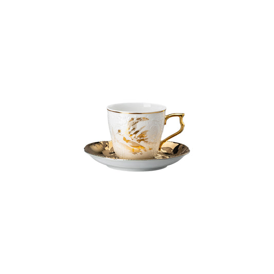 Rosenthal Midas Rosenthal Rosenthal Heritage Midas Cup/Saucer 4 tall front view