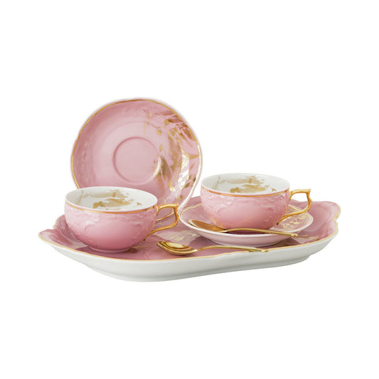 Rosenthal Midas Rose Rosenthal Sanssouci Jubilee Midas Rose Tea-set 7 pcs. front view