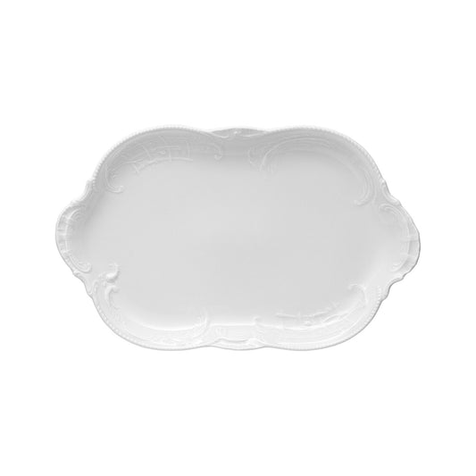 Rosenthal White Rosenthal Sanssouci White White Platter 28 cm front view