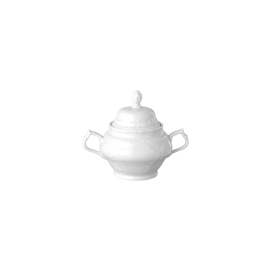 Rosenthal White Rosenthal Sanssouci White White Sugar Bowl 3 front view