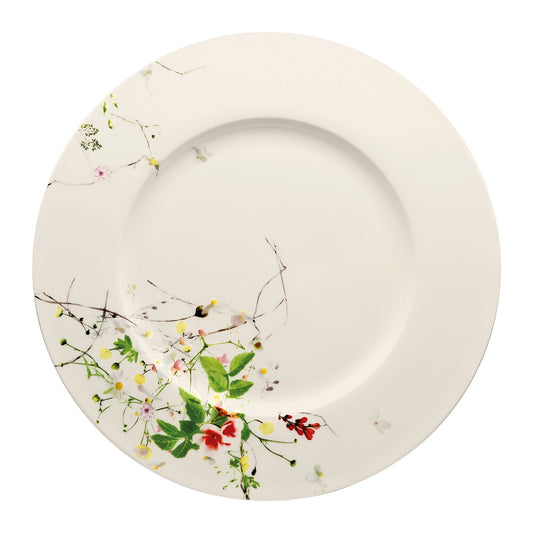 Rosenthal Fleurs Sauvages Rosenthal Brillance Fleurs Sauvages Service Rim Plate 33 front view