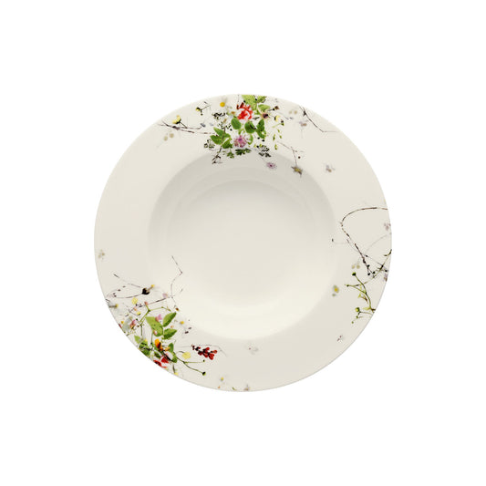 Rosenthal Fleurs Sauvages Rosenthal Brillance Fleurs Sauvages Rim Plate 23 cm Deep front view