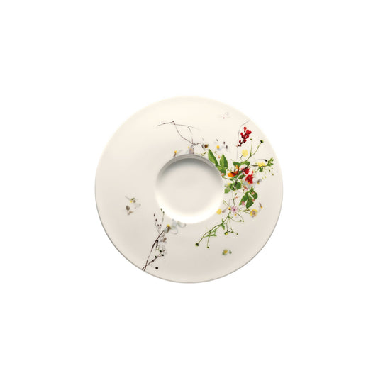 Rosenthal Fleurs Sauvages Rosenthal Brillance Fleurs Sauvages Creamsoup Saucer front view