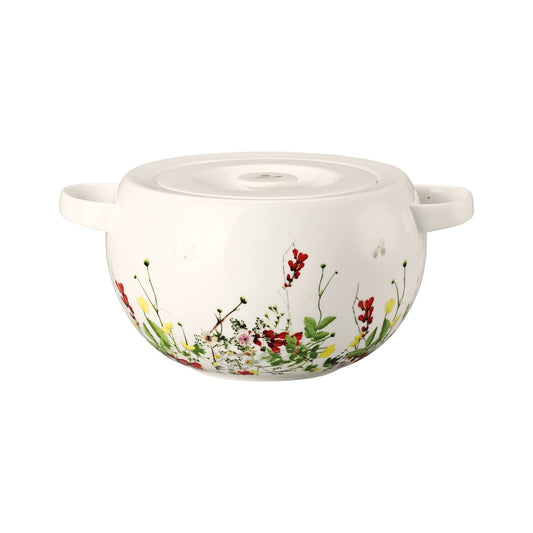 Rosenthal Fleurs Sauvages Rosenthal Brillance Fleurs Sauvages Covered Vegetable B. front view