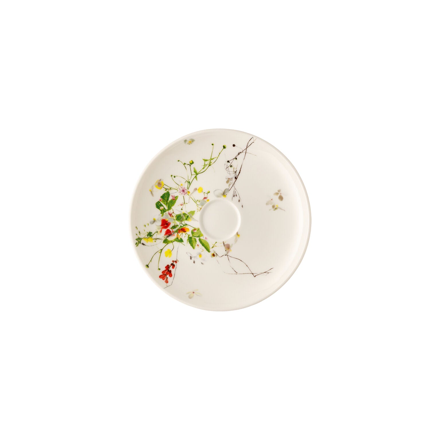Rosenthal Fleurs Sauvages Rosenthal Brillance Fleurs Sauvages Combi saucer/Coup front view