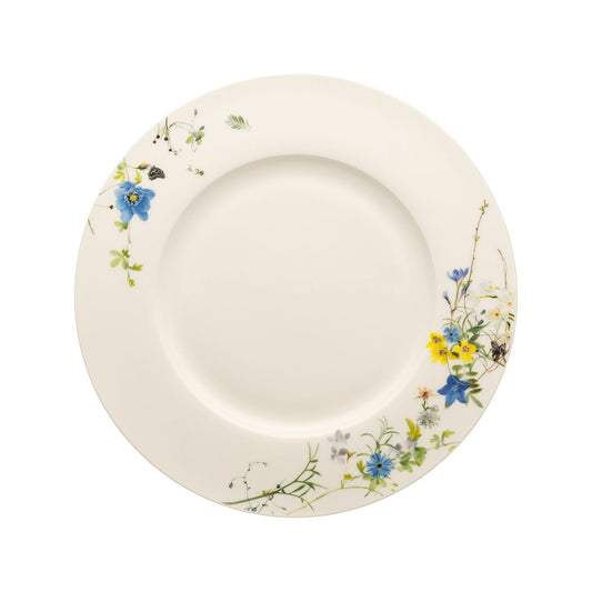 Rosenthal Fleurs des Alpes Rosenthal Brillance Fleurs des Alpes Rim Plate 28 cm front view