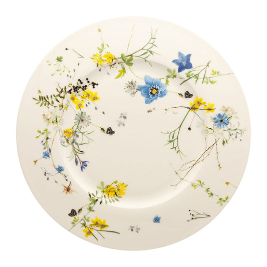 Rosenthal Fleurs des Alpes Rosenthal Brillance Fleurs des Alpes Service Rim Plate 33 front view