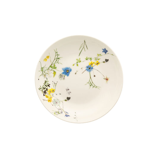 Rosenthal Fleurs des Alpes Rosenthal Brillance Fleurs des Alpes Plate 21 cm deep front view