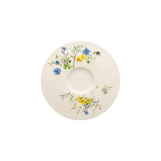 Rosenthal Fleurs des Alpes Rosenthal Brillance Fleurs des Alpes Creamsoup Saucer front view
