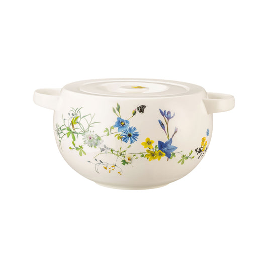 Rosenthal Fleurs des Alpes Rosenthal Brillance Fleurs des Alpes Covered Vegetable B. front view