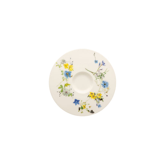 Rosenthal Fleurs des Alpes Rosenthal Brillance Fleurs des Alpes Saucer 4 tall front view