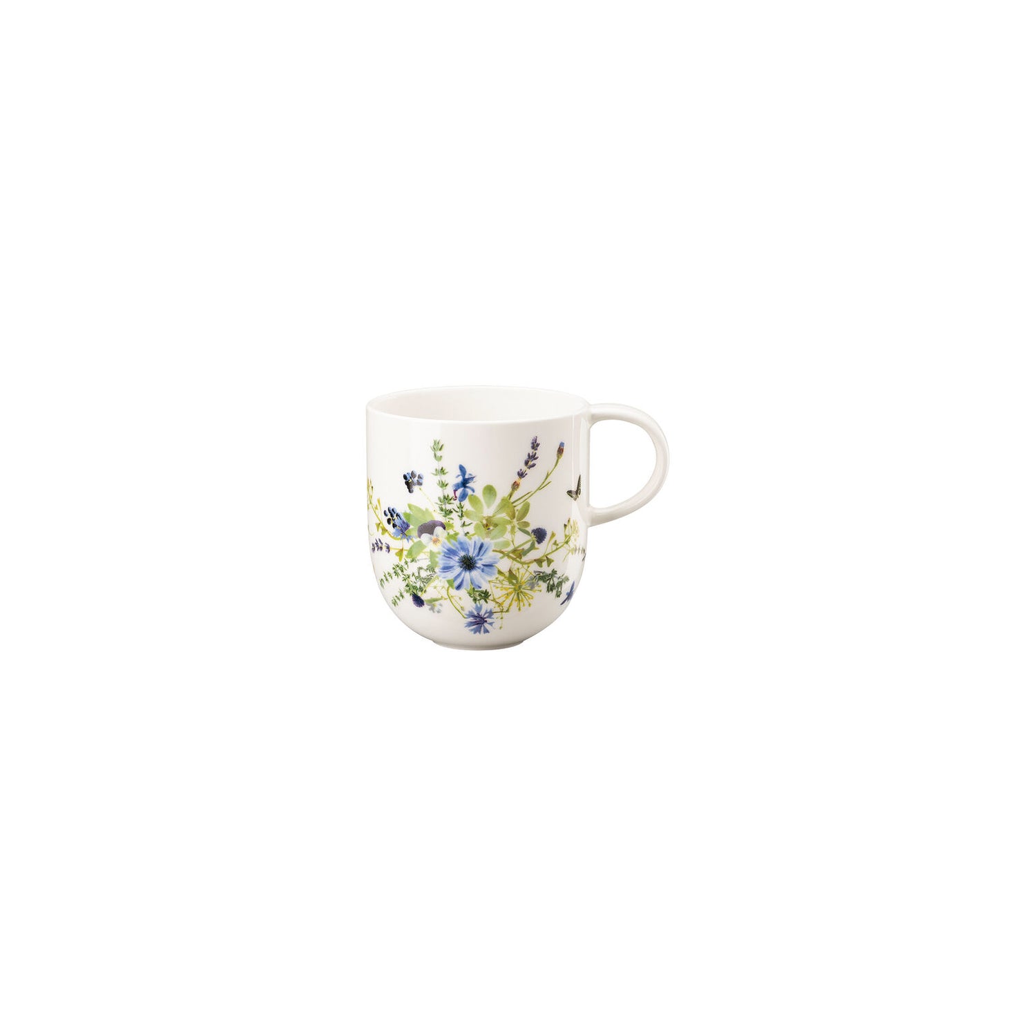 Rosenthal Grand Air bleue Rosenthal Brillance Grand Air bleue Mug with handle front view