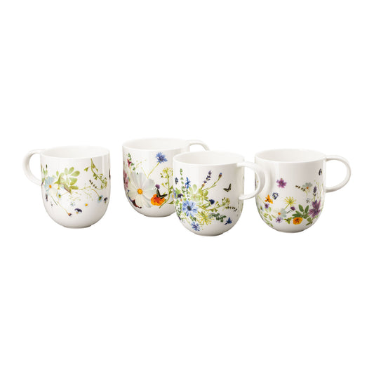 Rosenthal Grand Air - Mixed Rosenthal Brillance Grand Air - Mixed Set 4 mugs w. handle front view