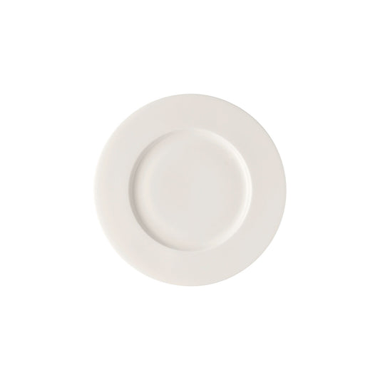 Rosenthal White Rosenthal Brillance White Rim Plate 19 cm front view