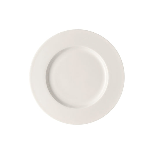 Rosenthal White Rosenthal Brillance White Rim Plate 23 cm front view