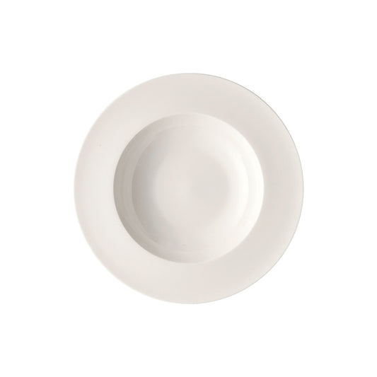 Rosenthal White Rosenthal Brillance White Rim Plate 23 cm Deep front view