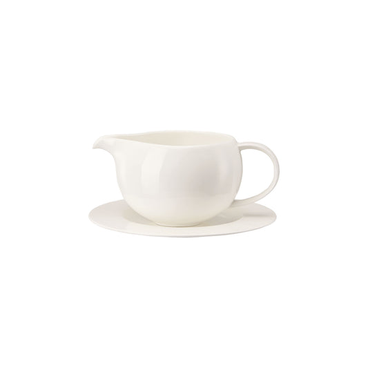 Rosenthal White Rosenthal Brillance White Sauce-Boat 2 Pcs. front view
