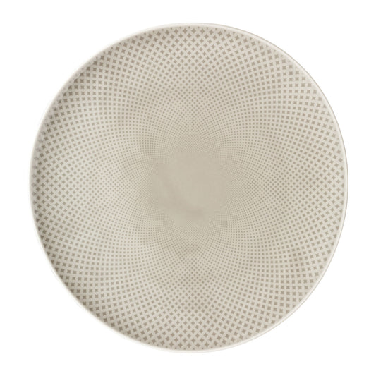 Rosenthal Pearl Grey Rosenthal Junto Pearl Grey Plate 32 cm front view