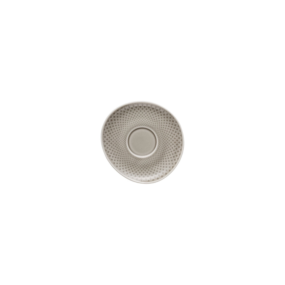 Rosenthal Pearl Grey Rosenthal Junto Pearl Grey Espresso Saucer front view